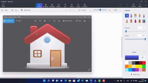 WindowTop 透明度點選穿透功能示範